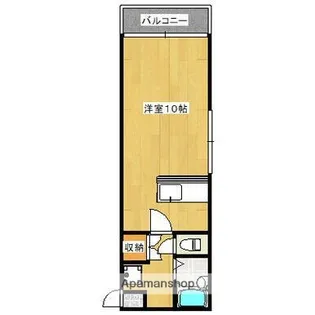 ロゼーヌ城西【3階】の間取り