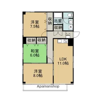 M5ビル【3階】の間取り