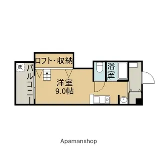 第2津曲コーポ【605号室】の間取り