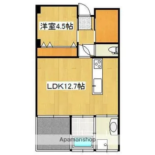 季一遊【208号室】の間取り