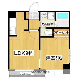 カラーズ【10階】の間取り