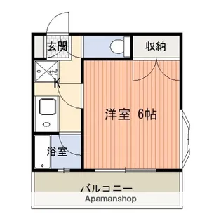 ヴァンベール西田【3階】の間取り
