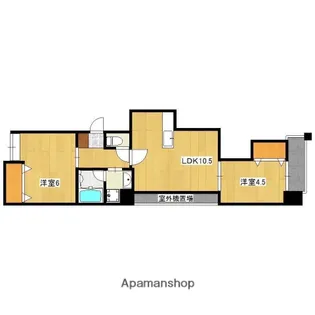 フレアステージ柳【6階】の間取り