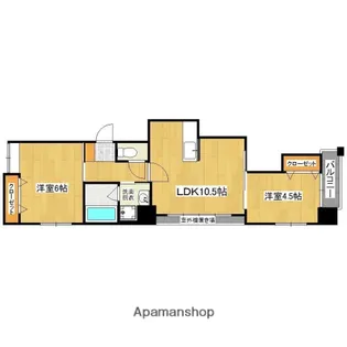 フレアステージ柳【2階】の間取り
