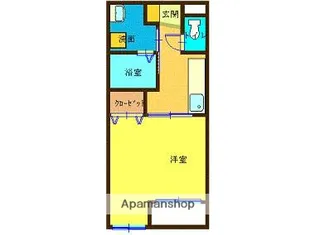 リバーサイドMKⅡ【102号室】の間取り