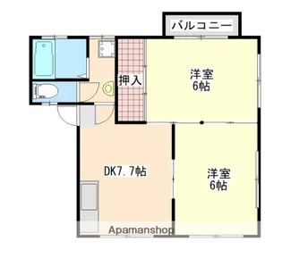 ピュアクレイン【2階】の間取り