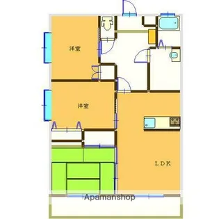 サティハイツ【302号室】の間取り
