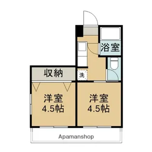 ハイムTOMO【5階】の間取り