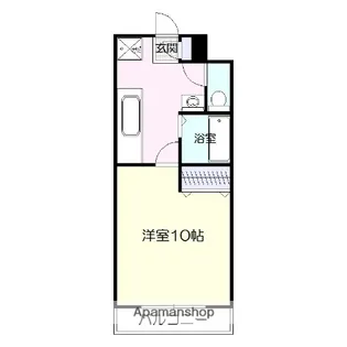 セラセーヌ【203号室】の間取り