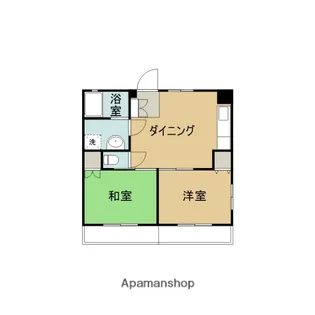 コーポ園田【101号室】の間取り