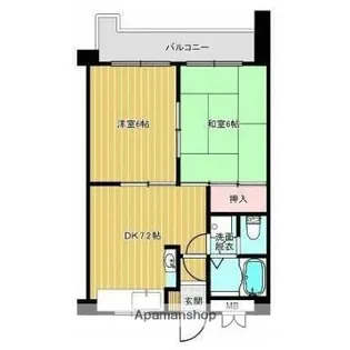 パークサイド惟神【403号室】の間取り