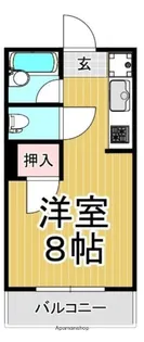 パークハイツ古田浜【4階】の間取り