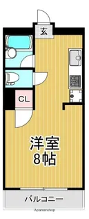 パークハイツ古田浜【4階】の間取り