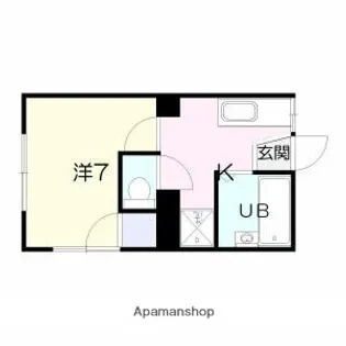 グリンピア・五月【4階】の間取り