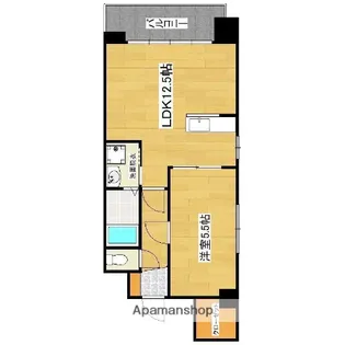 シャトル21(小松原)【4階】の間取り