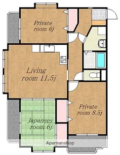 スリーリング【4階】の間取り
