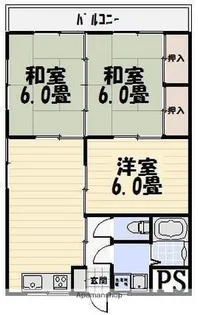 マンションクラウド【202号室】の間取り