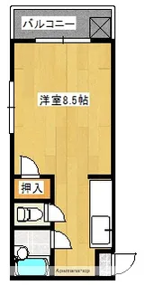 ビッグバーン下荒田【1階】の間取り