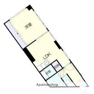 ラ・ペジブルビル【202号室】の間取り