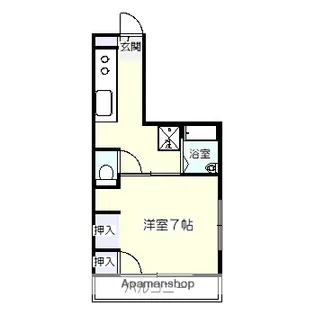 高田ビル【3階】の間取り