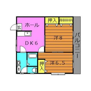 福永ビル【402号室】の間取り