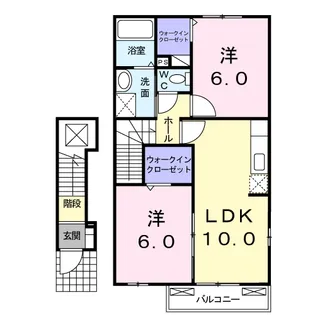 HOUSE・4【2階】の間取り