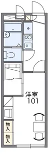 レオパレスR&A【1階】の間取り