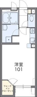 レオネクストかがやき【105号室】の間取り