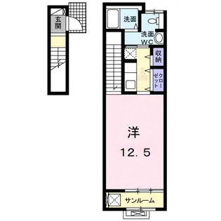 EASTAVENUE【2階】の間取り