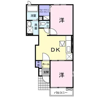 ヴァーサベーシック 辰【1階】の間取り