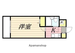 1Kの間取り画像