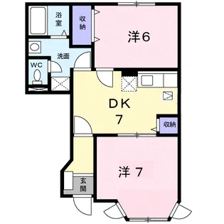 クリアネスY・Ⅱ【1階】の間取り