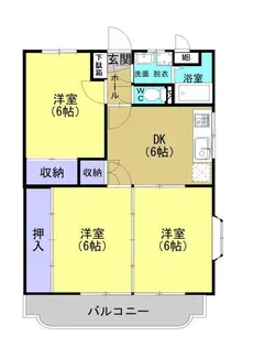 エンプロイ末吉【1階】の間取り
