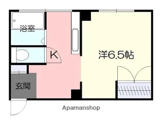 ハイツユニバーシティ【312号室】の間取り
