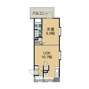 メゾン・ド・ソレイユ西千石【801号室】の間取り