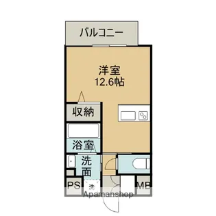 メゾン・ド・ソレイユ西千石【10階】の間取り