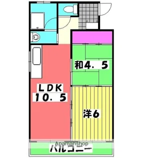 サンバード明和【1階】の間取り