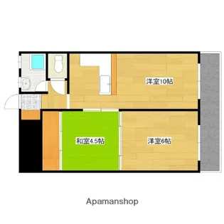サンバード明和【3階】の間取り
