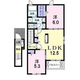 ルーチェ リヒト Ⅰ【2階】の間取り