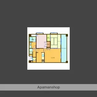 ルミエールハイツ南栄【401号室】の間取り