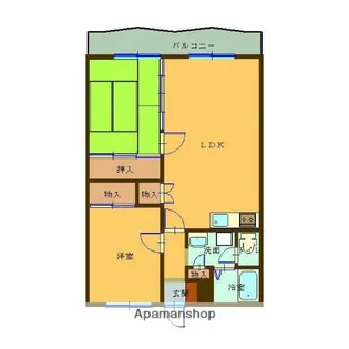 エクセレント武岡台【202号室】の間取り