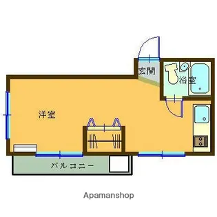 片岡ビル【501号室】の間取り