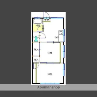 上仮屋マンション【2階】の間取り