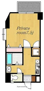 ペガサス7【2階】の間取り