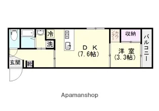 GRANDIR騎射場【2階】の間取り