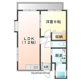 メゾンドール【3階】の間取り