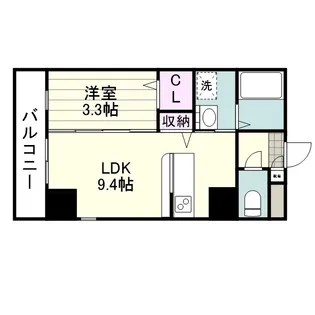 チェリーズいづろ【0708号室】の間取り