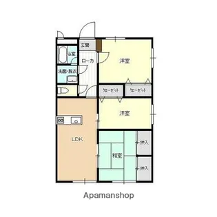 メゾン・ド・FUKAE【201号室】の間取り