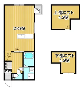 カレン照国【301号室】の間取り