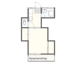 前屋敷アパートA棟【101号室】の間取り